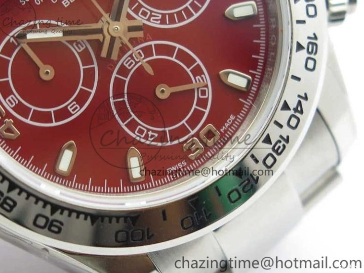 MiroTime 0116 Daytona 116520 SS UBF Best Edition Red Stick Markers Dial on SS Bracelet A Reliable 2951